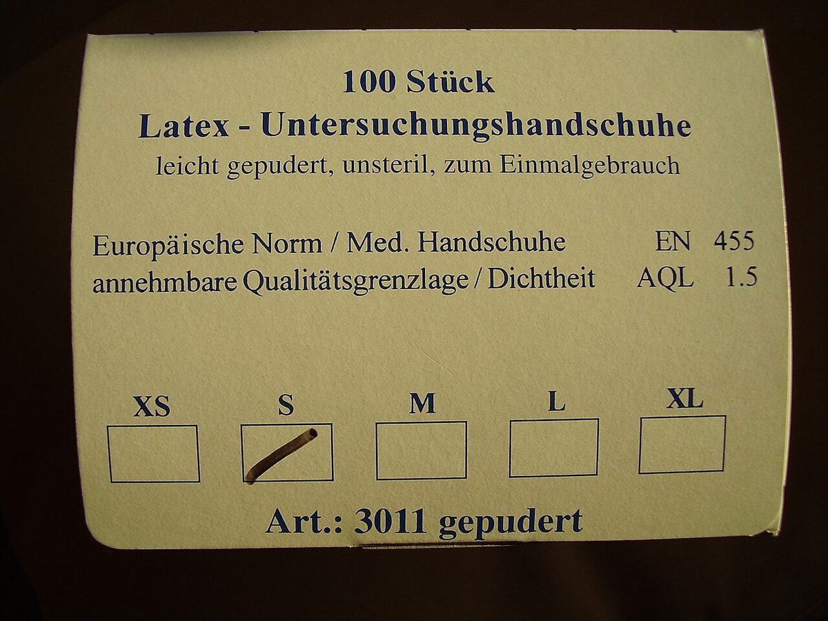 Gants nitrile non poudrés bleus (boîte de 100)